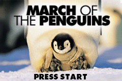 March of the Penguins Title Screen